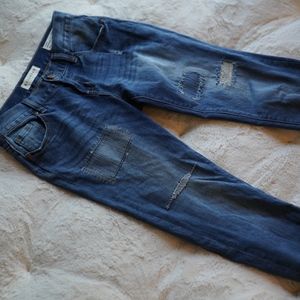 PacSun Bullhead skinny boyfriend patch jeans